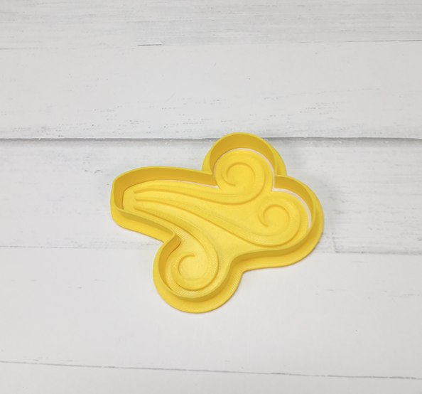 Wind Cookie Cutter & Stamp