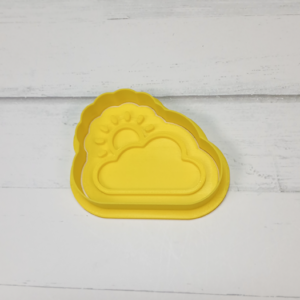 Partly Cloudy Cookie Cutter & Stamp