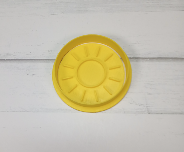 Sun Cookie Cutter & Stamp