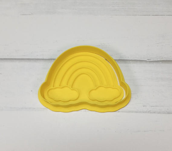 Rainbow Cookie Cutter & Stamp
