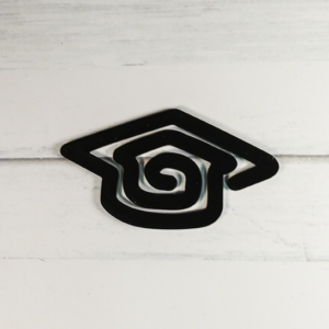 Graduation Cap Jumbo Paperclip Bookmark