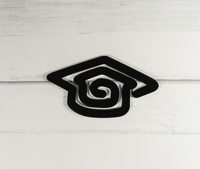 Graduation Cap Jumbo Paperclip Bookmark