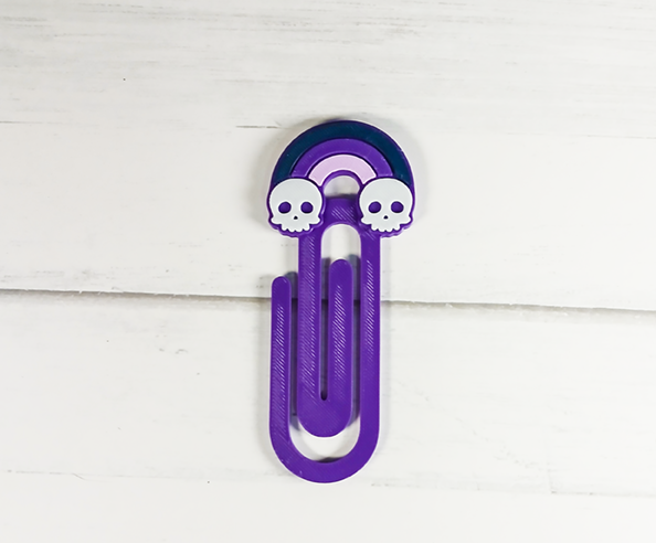 Grim Rainbow Jumbo Paperclip Bookmark