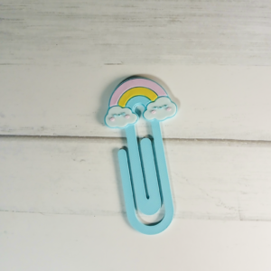 Cute Rainbow Jumbo Paperclip Bookmark