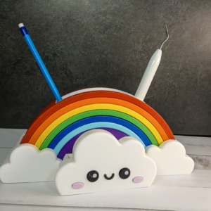 Kawaii Rainbow Pencil Organizer