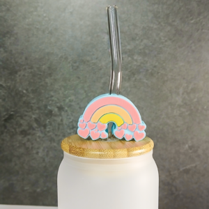 Love Rainbow Straw Topper