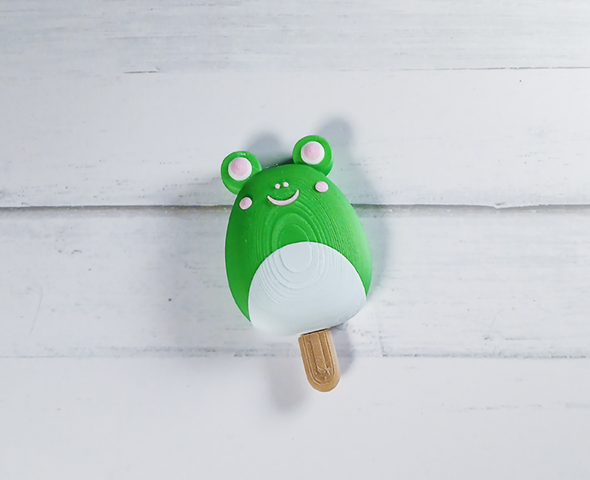 Froggy Popsicle Figurine