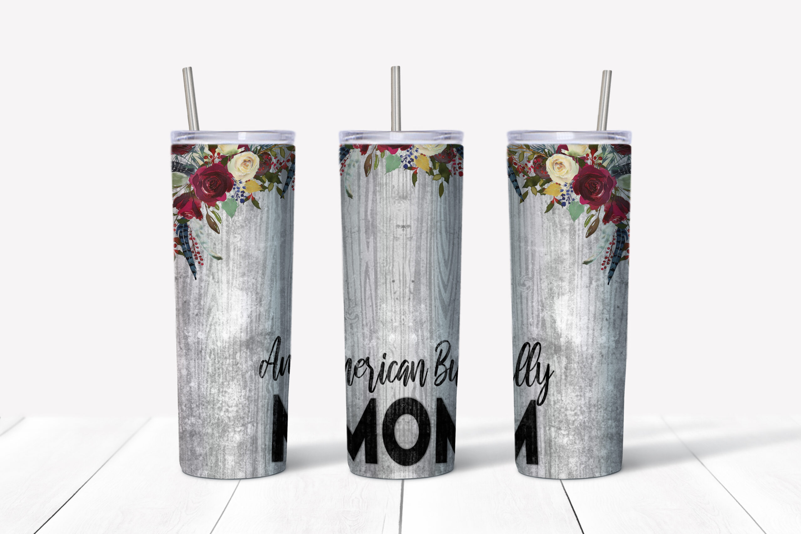 American Bully Mom Tumbler Mockup