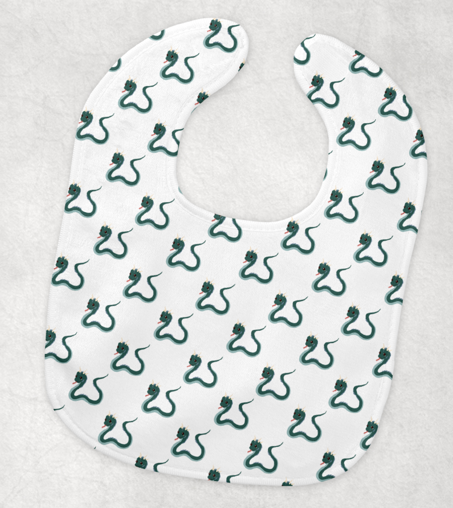 Basilisk Pattern Bib Mockup