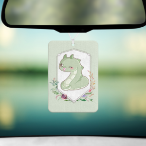 Chibi Basilisk Air Freshener Mockup
