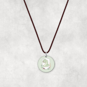 Chibi Basilisk Cord Necklace Mockup