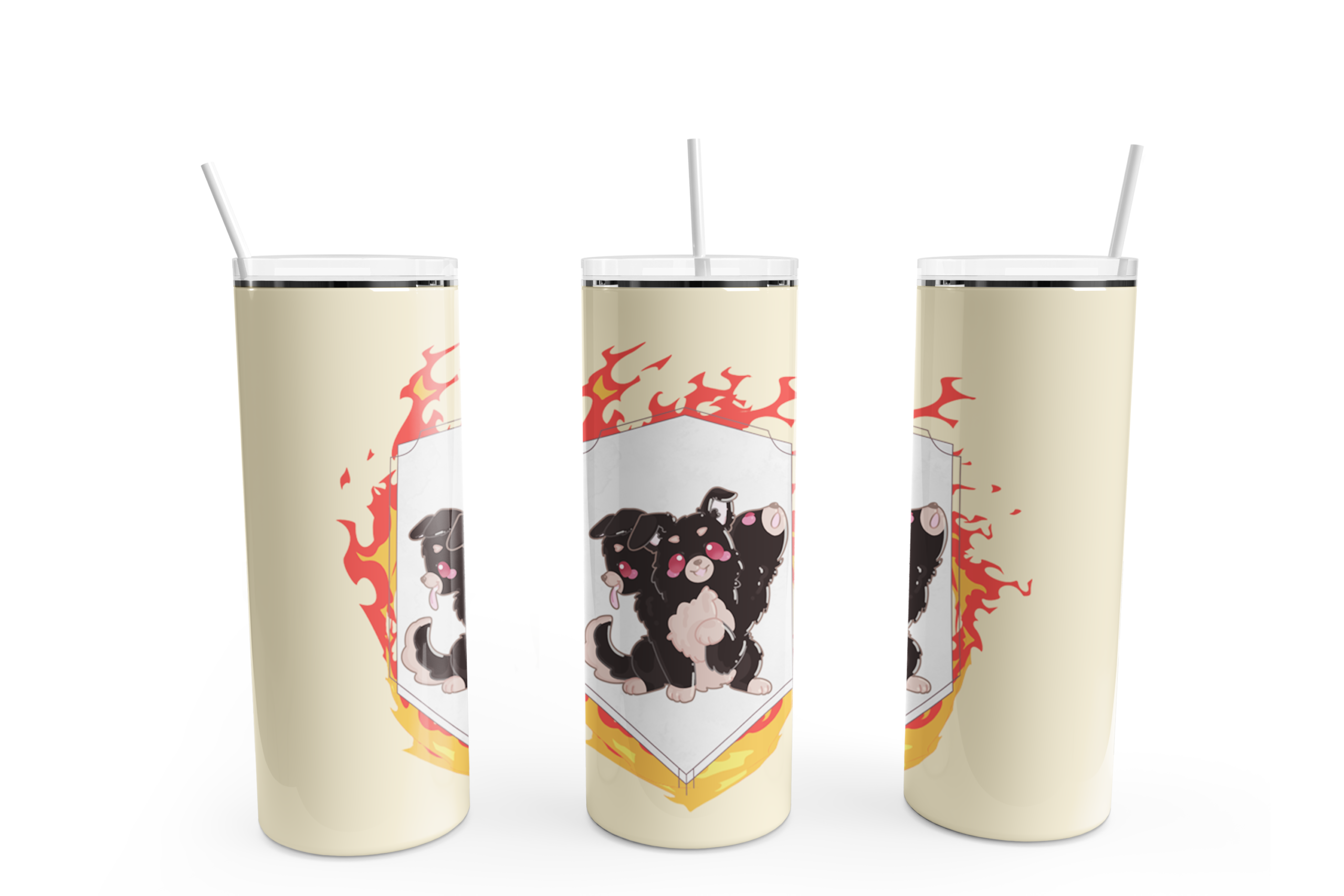 Chibi Cerberus Tumbler Mockup