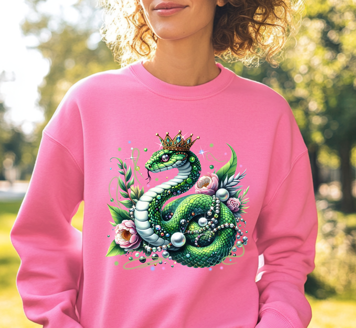 Crowned Snake Shirt Mockup