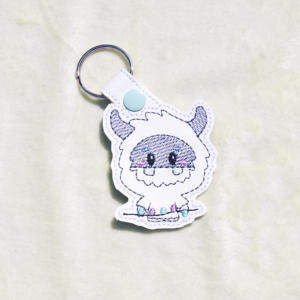 Winter Yeti Key Fob