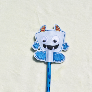 Square Monster Pencil Topper