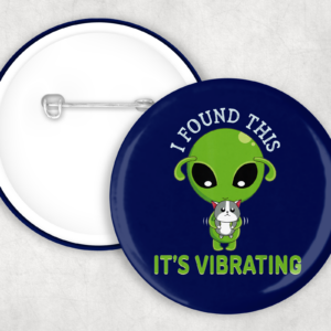 It's Vibrating Button Mockup