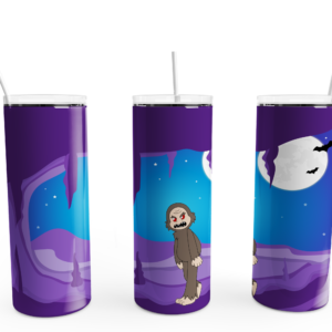 Kawaii Bigfoot Tumbler Mockup