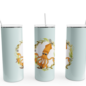 Kawaii Kraken Tumbler Mockup
