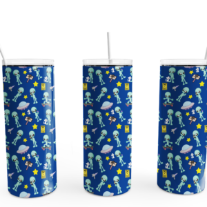 Wizard Craft's Alien Pattern Tumbler Mockup