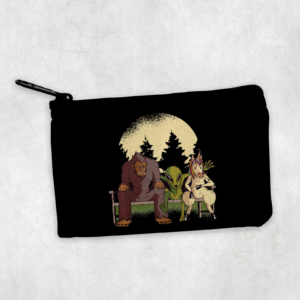 Park Bench Buddies Zipper Pouch Mockup