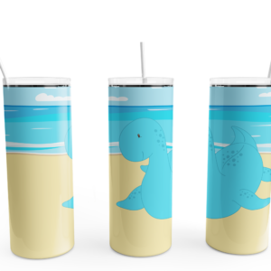 Plesiosaurus Tumbler- blue