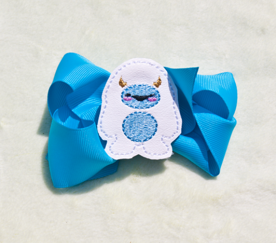 Lil' Happy Yeti Feltie