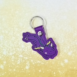 Happy Flying Dragon Key Fob
