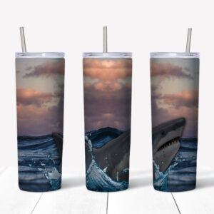 Jumping Shark Tumbler Mockup