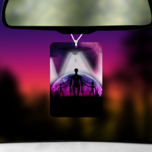 Alien Visitation Air Freshener Mockup