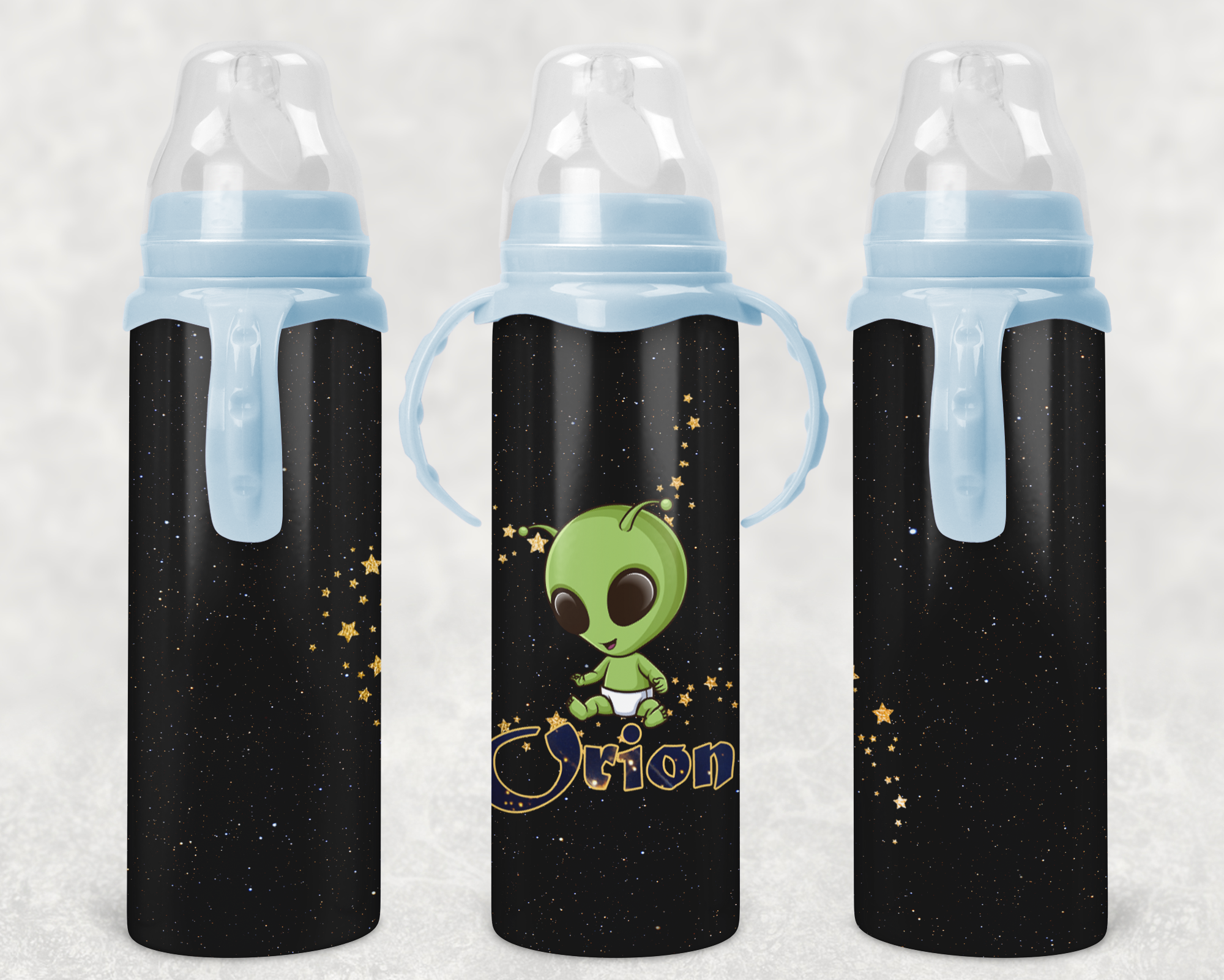 Baby Alien Baby Bottle Mockup