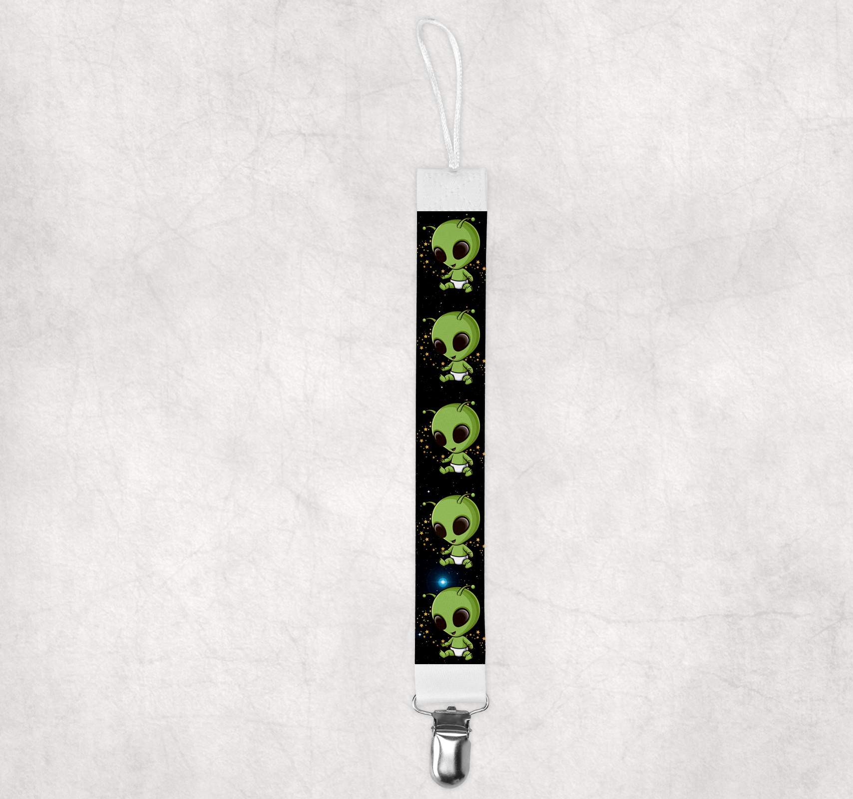Baby Alien Pacifier Clip Mockup