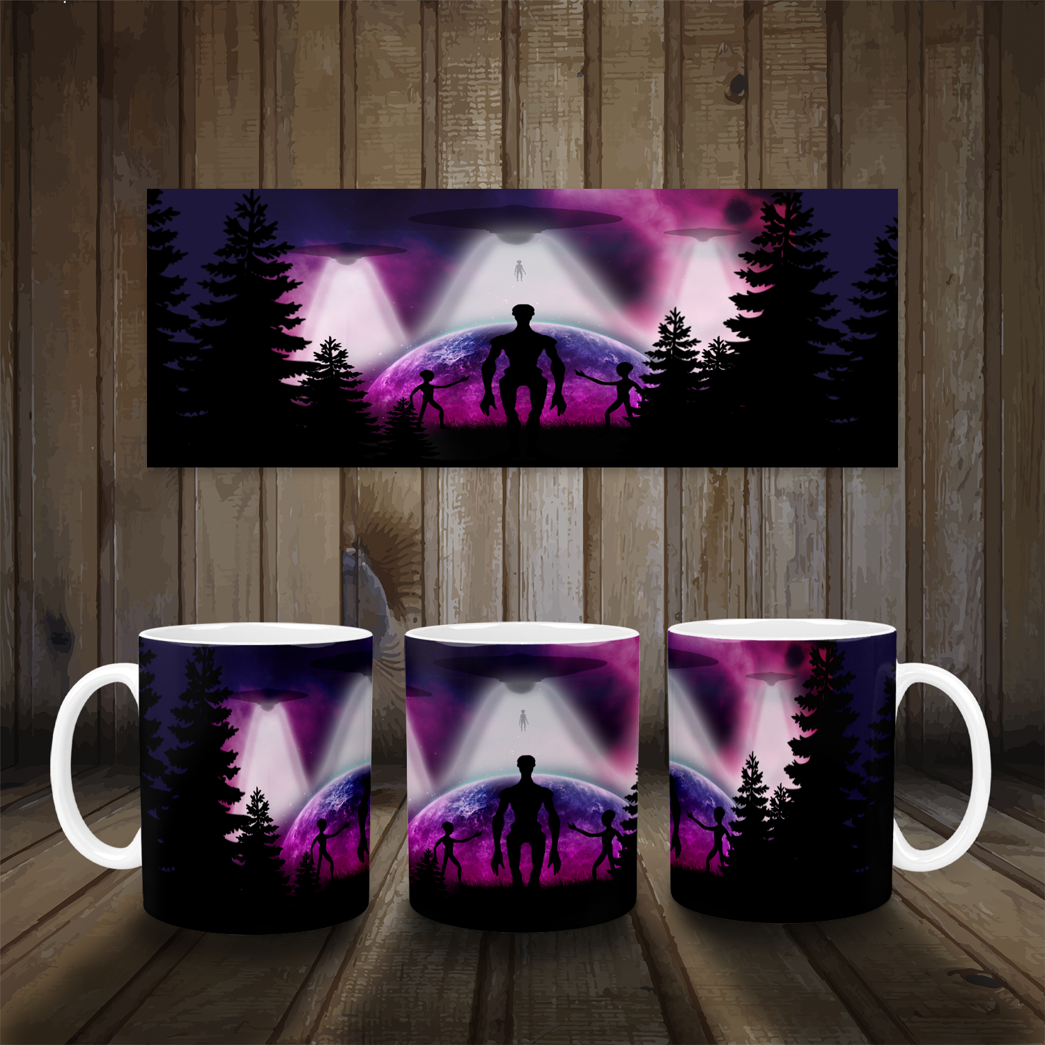 Alien Visitation Mug Mockup