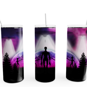 Alien Visitation Tumbler Mockup