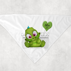 Area 51 Baby Alien Bandana Mockup