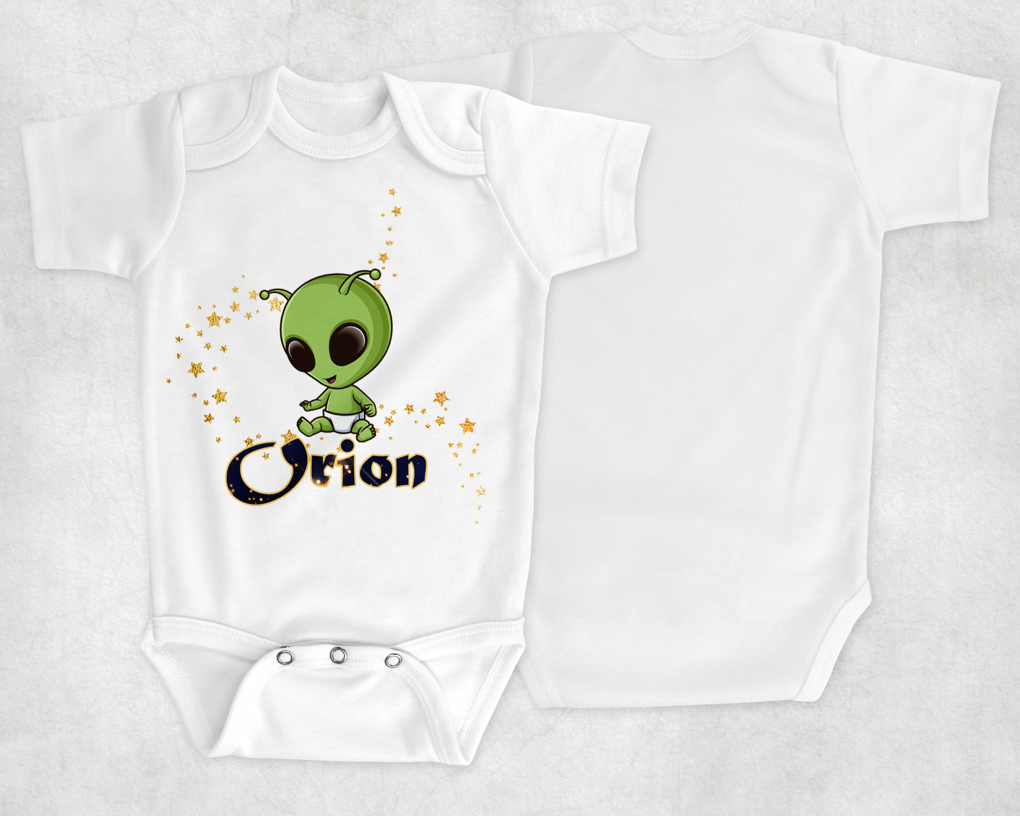 Baby Alien Babywear Mockup