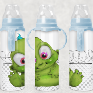 Area 51 Alien Baby Bottle Mockup