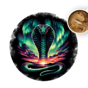 Aura Cobra Mousepad Mockup