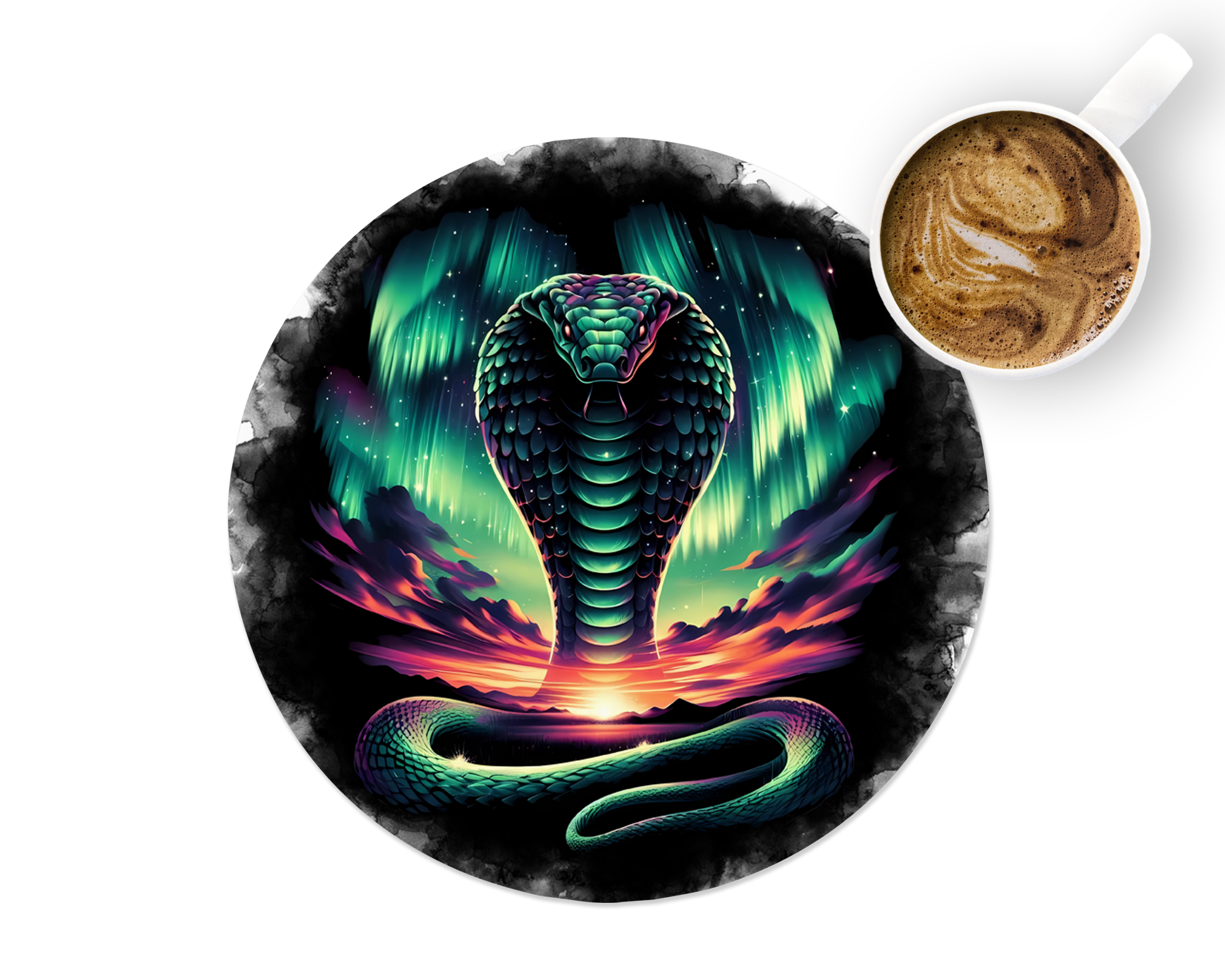 Aura Cobra Mousepad Mockup