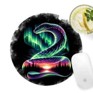 Aura Snake Mousepad Mockup