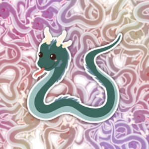 Basilisk Sticker Mockup