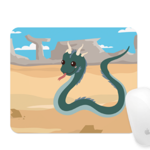 Desert Basilisk Mousepad Mockup