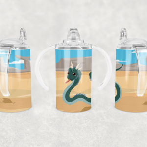 Desert Basilisk Sippy Cup Mockup