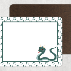 Basilisk Pattern Dry-Erase Board Mockup
