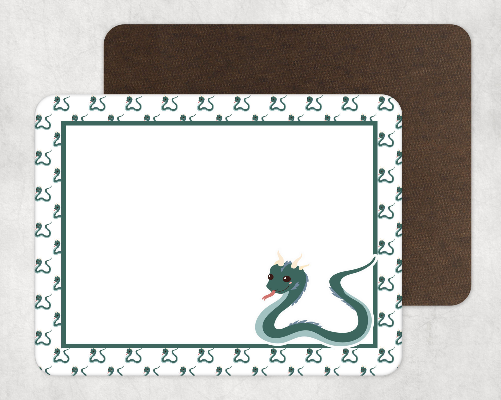 Basilisk Pattern Dry-Erase Board Mockup