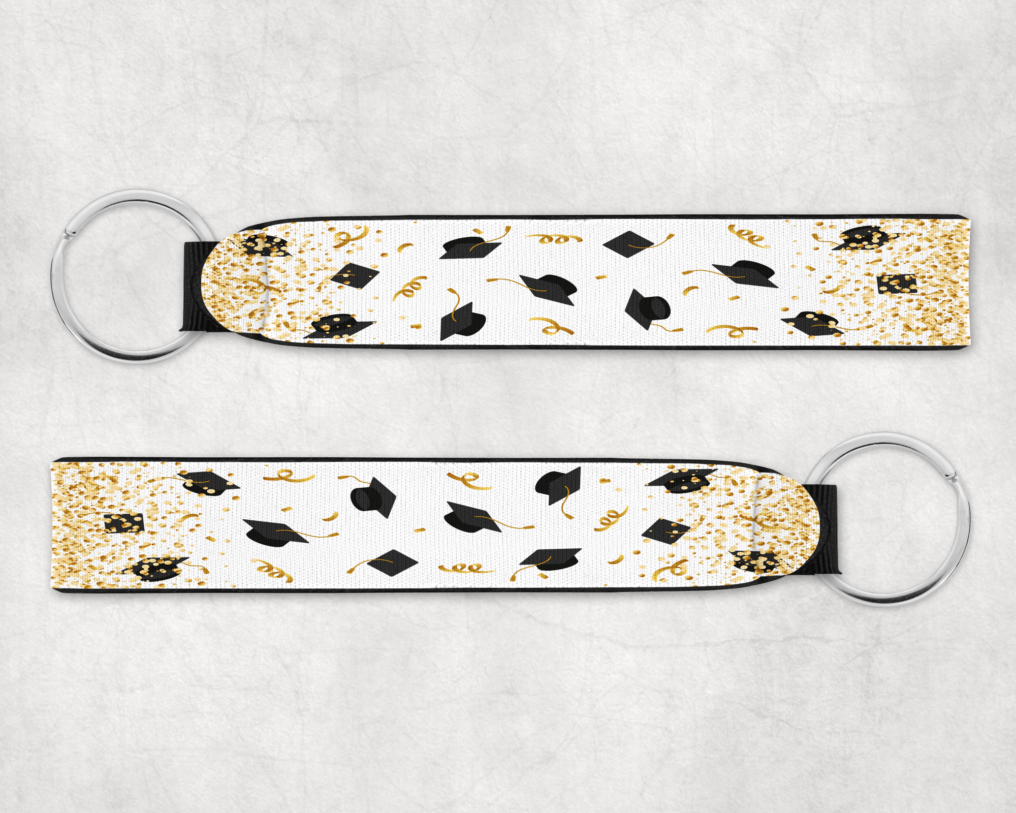 Cap & Glitter Wristlet Mockup