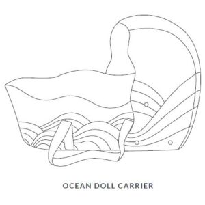 Ocean Doll Basket Carrier