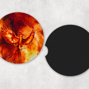 Phoenix Car Coasters Mockup