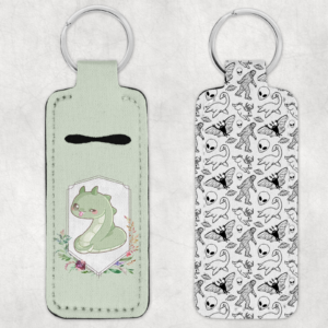 Chibi Basilisk Lip Care Holder Mockup