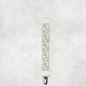 Chibi Basilisk Pacifier Clip Mockup