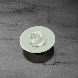 Chibi Basilisk Phone Grip Mockup